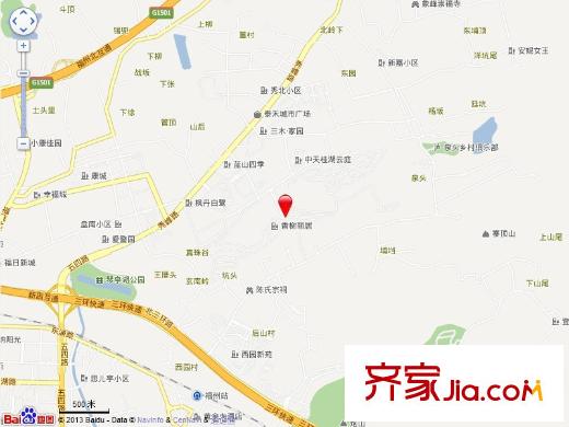 居住主題公園四期玫瑰華庭交通圖