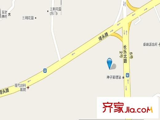 登云苑交通圖