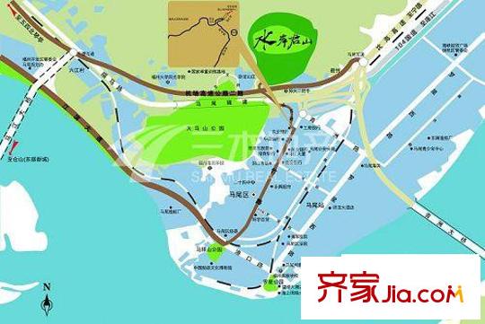 三木水岸君山區(qū)位圖