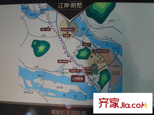 東方威尼斯區(qū)位圖