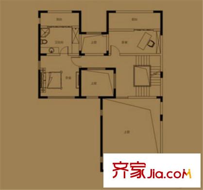 萬(wàn)科金域榕郡?世璽A戶型二層  336平方米 7室2廳4衛(wèi)