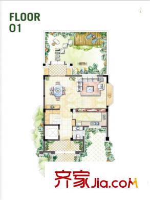 融僑小院南入戶中東頭奇數(shù)1層 4室3廳3衛(wèi)1廚