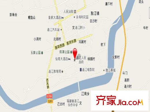 假日聽海交通示意圖
