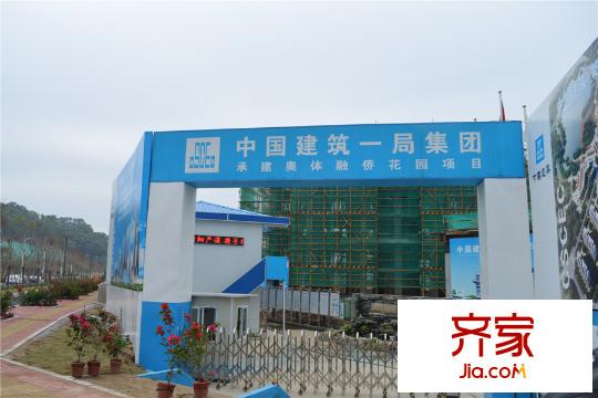 融僑奧體園著工程進(jìn)度（2015.11.05）