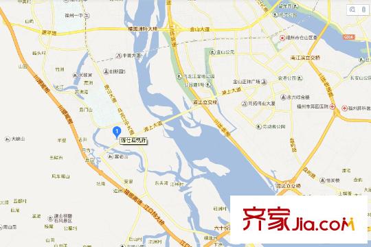 博仕后悅府交通坐標(biāo)圖