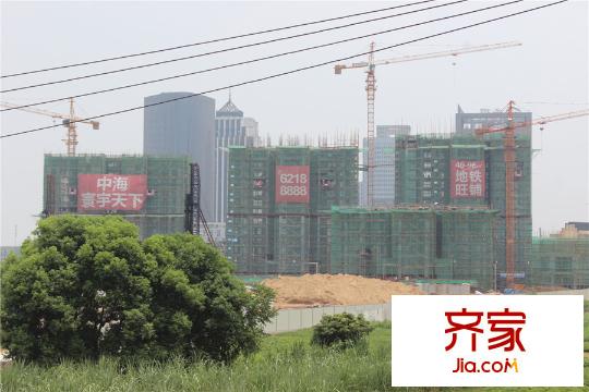 中海?寰宇天下工程進(jìn)度遠(yuǎn)景（2015-7-15）