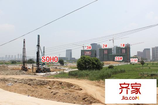 中海?寰宇天下工程進(jìn)度遠(yuǎn)景（2015-7-15）