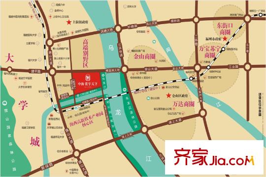 中海?寰宇天下區(qū)位圖