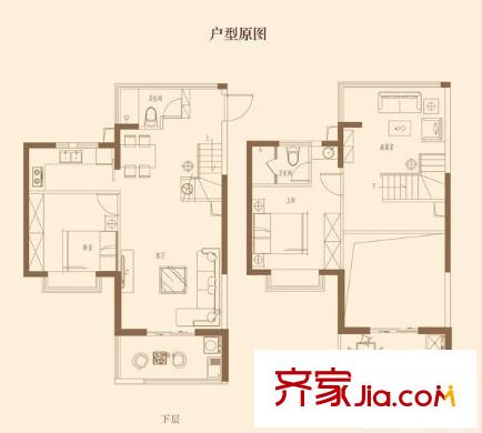 泰禾紅樹林 4室 戶型圖