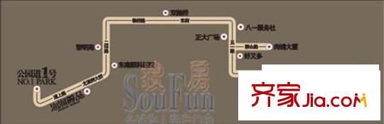海潤尊品交通圖