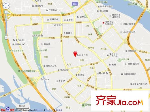 融晟紅郡交通圖