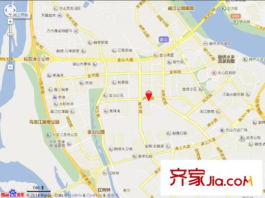 中庚城交通圖
