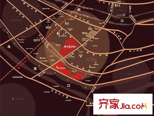 泰禾紅峪A區(qū)交通圖區(qū)位圖