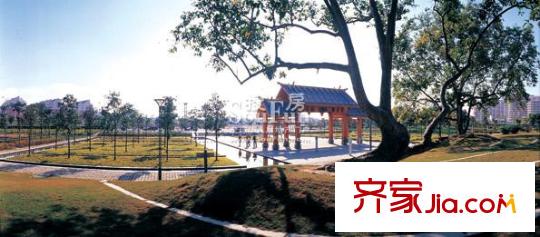 泰禾紅峪A區(qū)配套圖金山公園實景