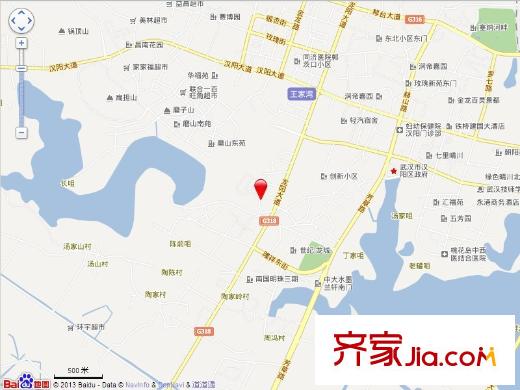 漢陽人信匯交通圖電子地圖