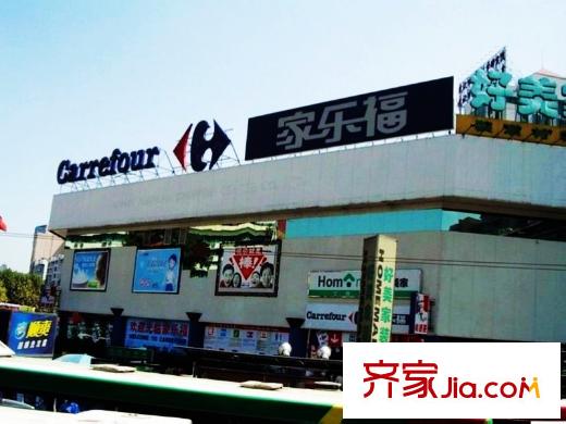 朗詩綠色街區(qū)配套圖周邊家樂福超市