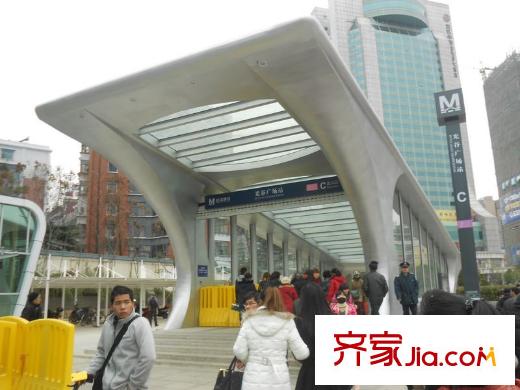 金地華公館周邊地鐵站入口
