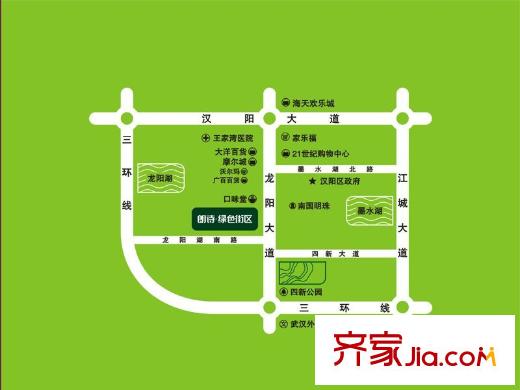 朗詩麥君交通圖