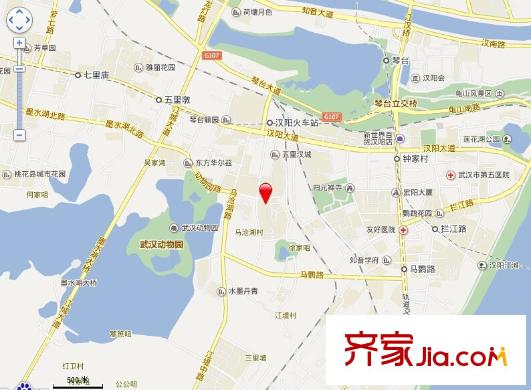 龍江庭園交通圖