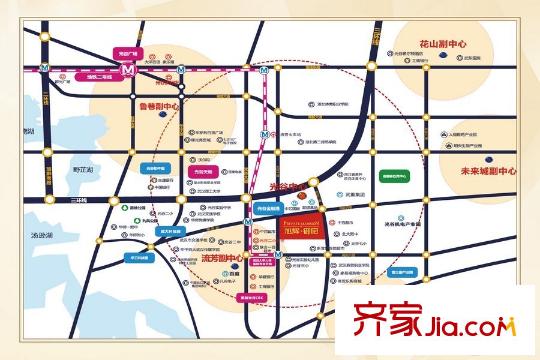 旭輝御府區(qū)位圖