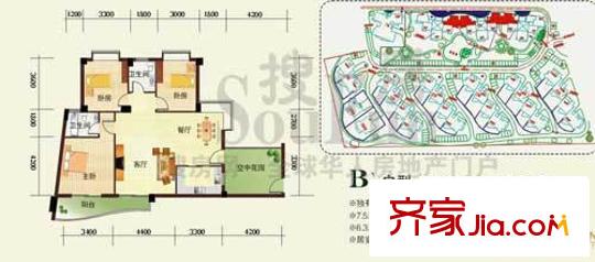 武汉梦湖水岸别墅户型图,装修效果图,实景图,交通图