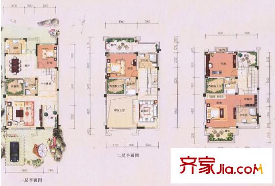 保利海上五月花別墅戶型圖BS戶型 4室2廳5衛(wèi)1廚