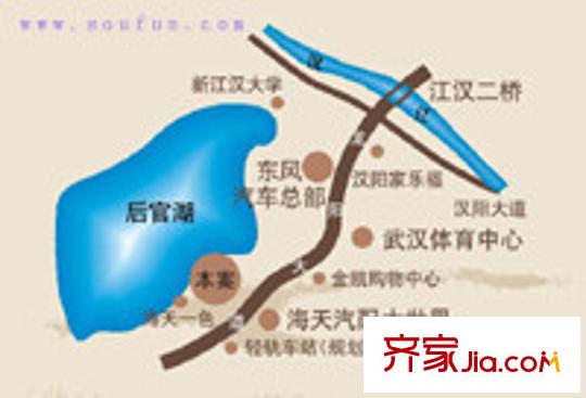 聽濤觀海別墅交通圖區(qū)位圖