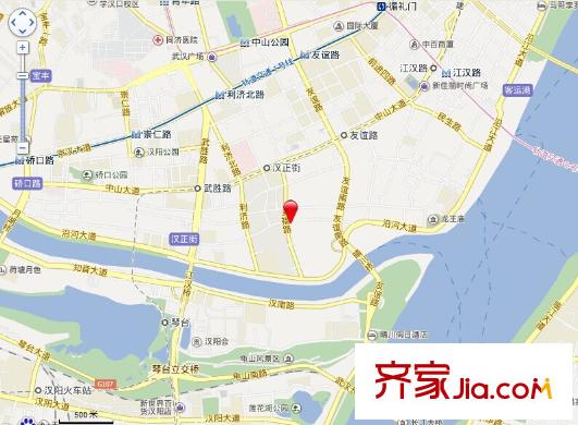 漢正花園交通圖