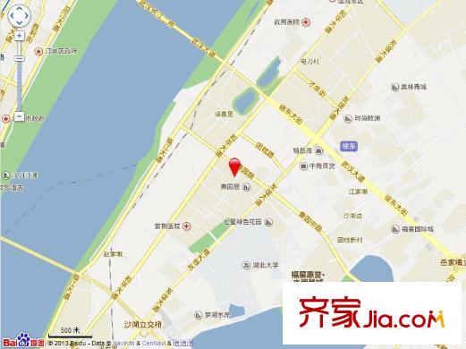 徐家棚安居苑交通圖 