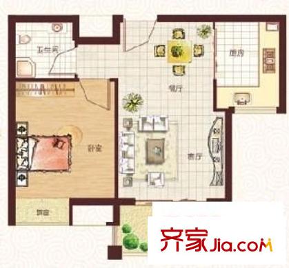 金太陽(yáng)米蘭小鎮(zhèn) 4室 戶(hù)型圖