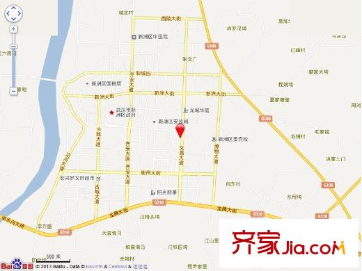 龍城華庭交通圖