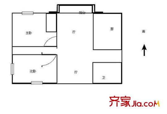 金沙閣 3室 戶型圖