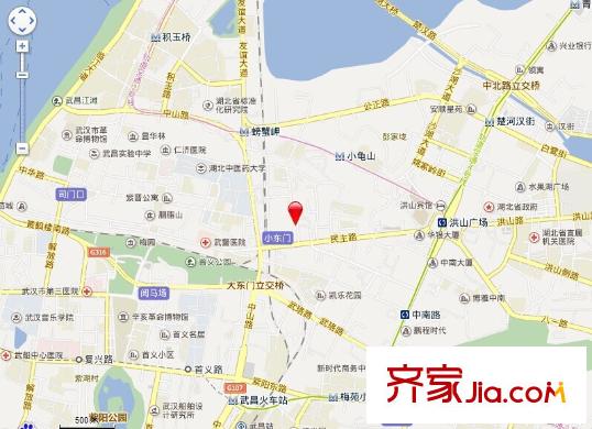 金沙閣交通圖