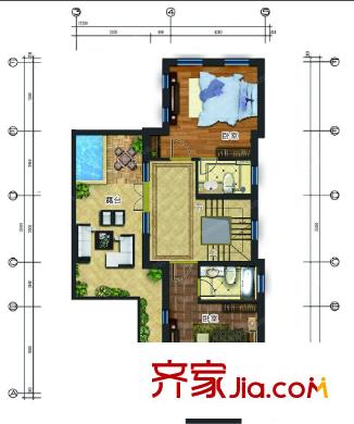 鑫海花園戶型圖2室2廳 戶型圖 2室2廳2衛(wèi)1廚