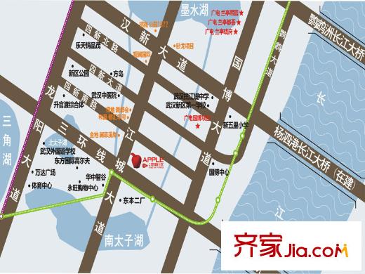 廣電蘭亭時代區(qū)位圖