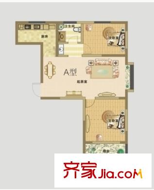 康樂苑戶型圖2室2廳 2室2廳