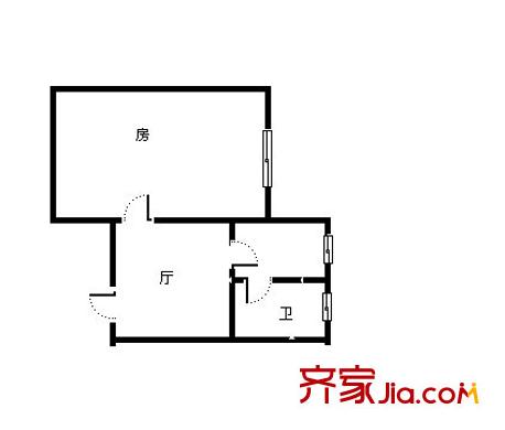 東湖中學(xué)小區(qū)戶型圖東湖中學(xué)教師宿舍 戶型圖 1室1廳