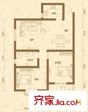 銀通麗水天成 一期N5 戶型圖