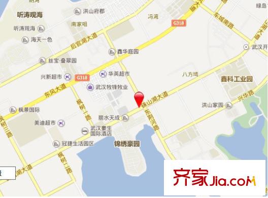 銀通麗水天成交通圖 