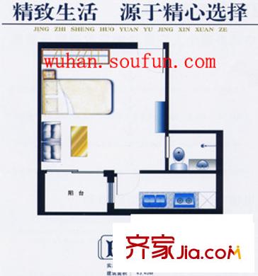 現(xiàn)代大廈 戶型圖