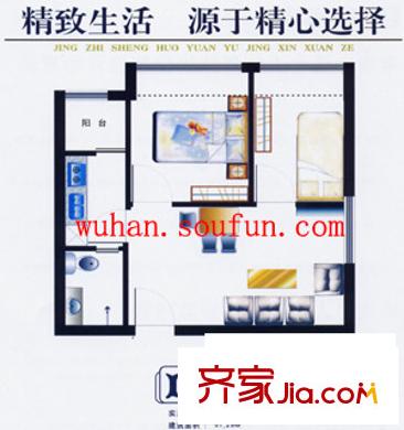 現(xiàn)代大廈 戶型圖