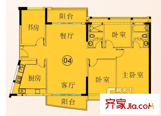 融海杰座 戶型圖
