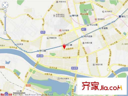 集賢花園交通圖 