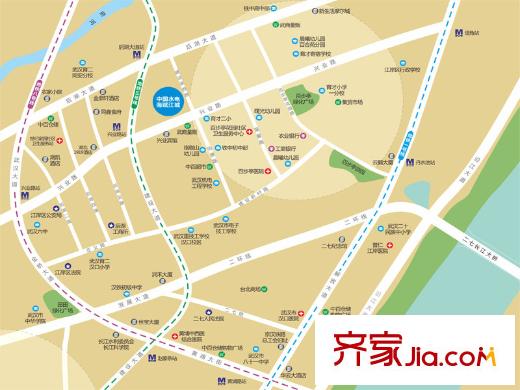 海賦江城交通圖