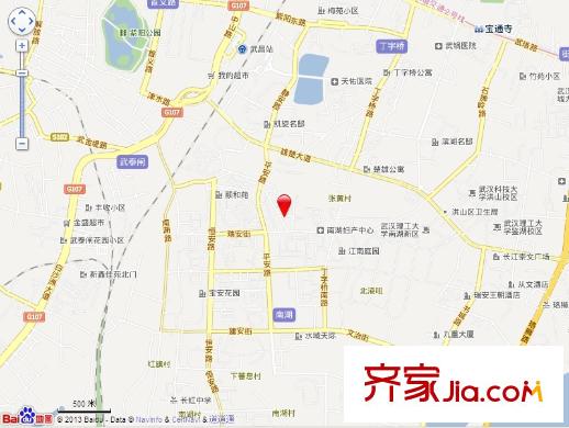 景虹花園交通圖