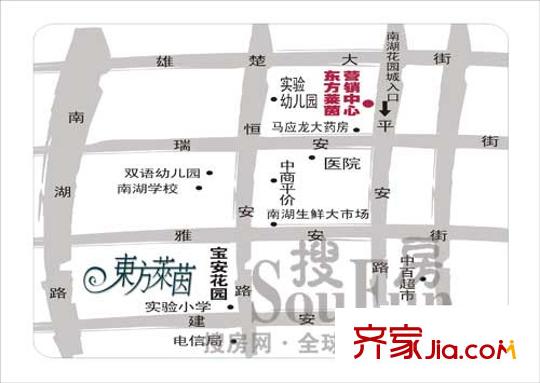 東方萊茵交通圖