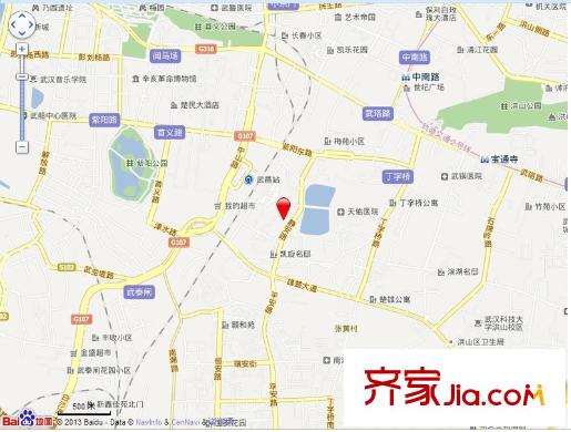 武昌城市公園交通圖
