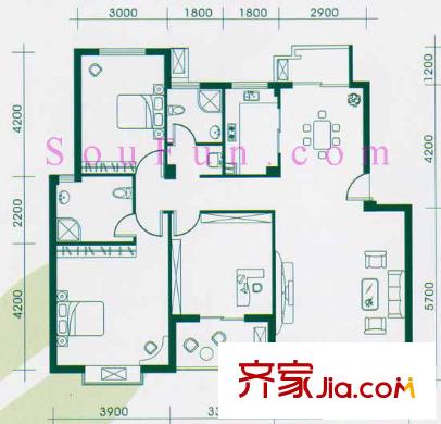 七里晴川 戶型圖