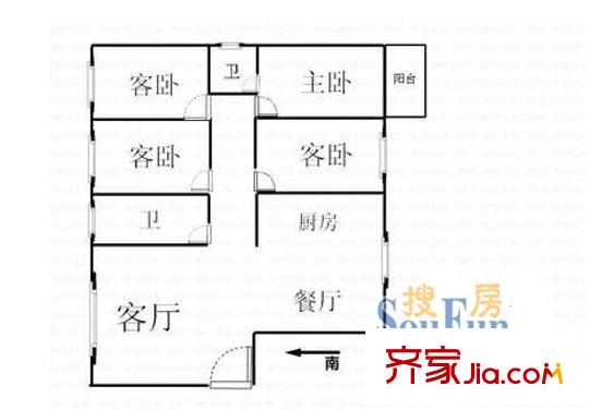 時(shí)尚歐洲二期 戶型圖