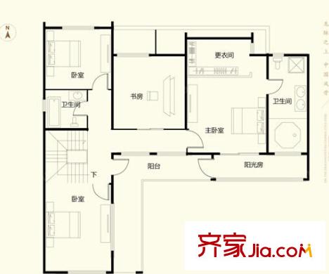仁平方米新村戶型圖2室2廳 2室2廳